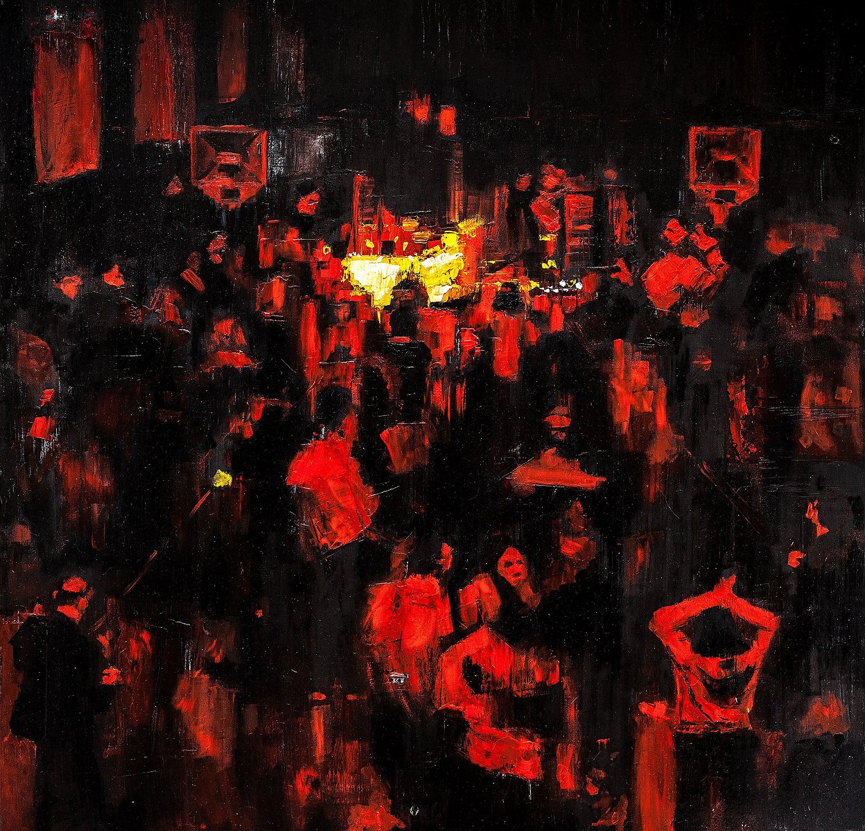 Clubscapes painting by Valeriu Catalineanu