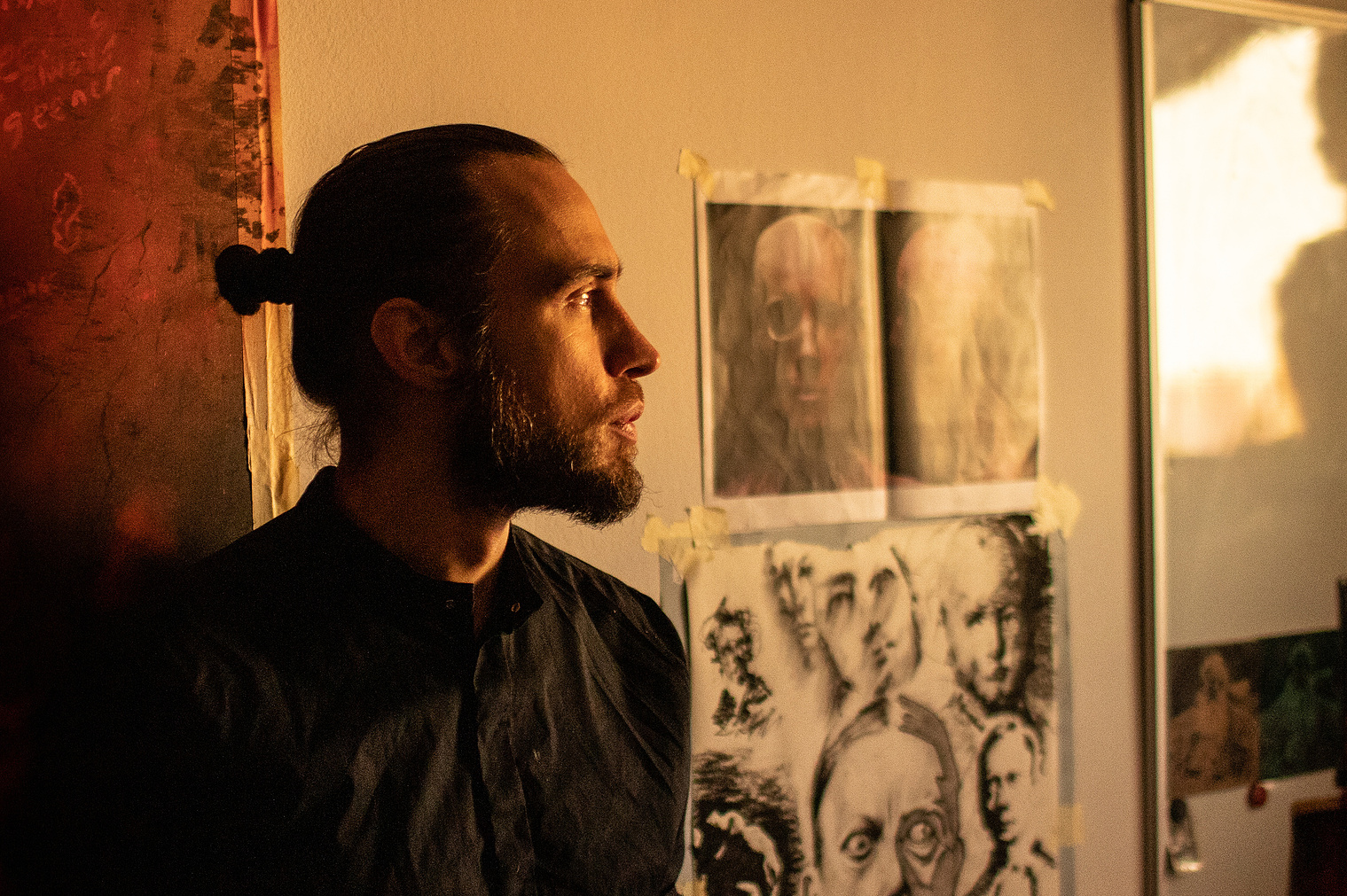 Valeriu Catalineanu in the studio